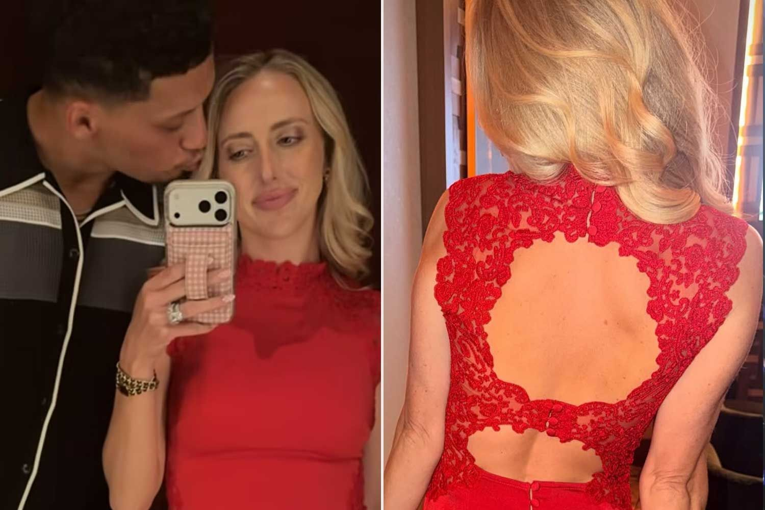 Brittany’s Red Dress Moment: Patrick Mahomes Gets Hands-On During Date Night