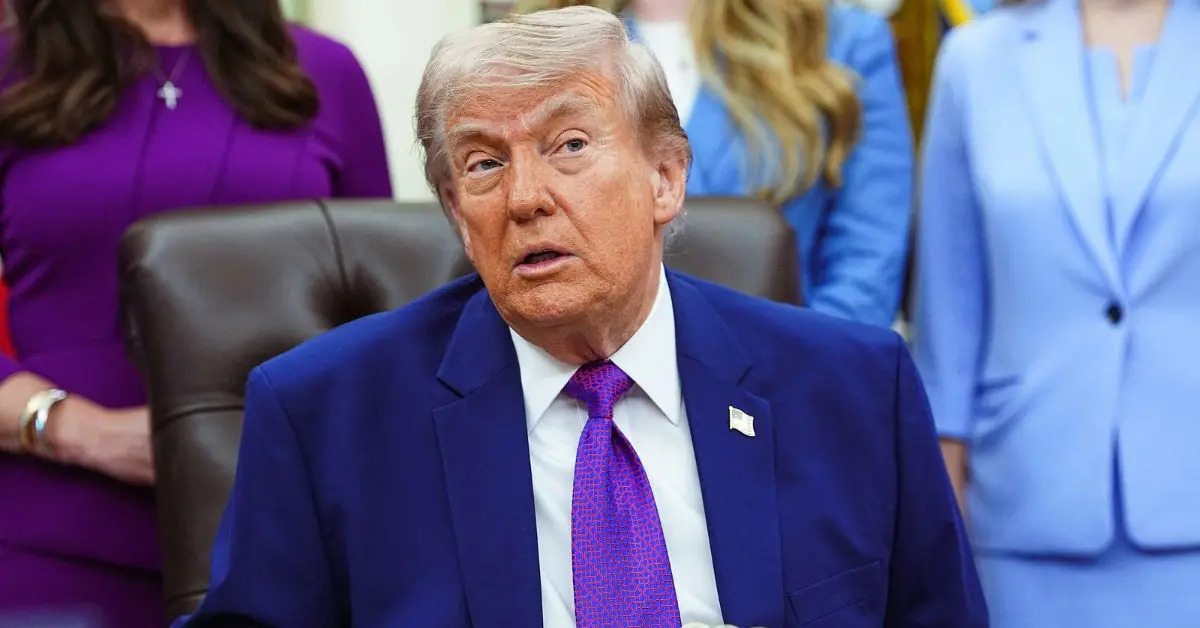 Trump's Baffling 'Sea vs See' Detour in Rose Garden Sparks Viral Mockery