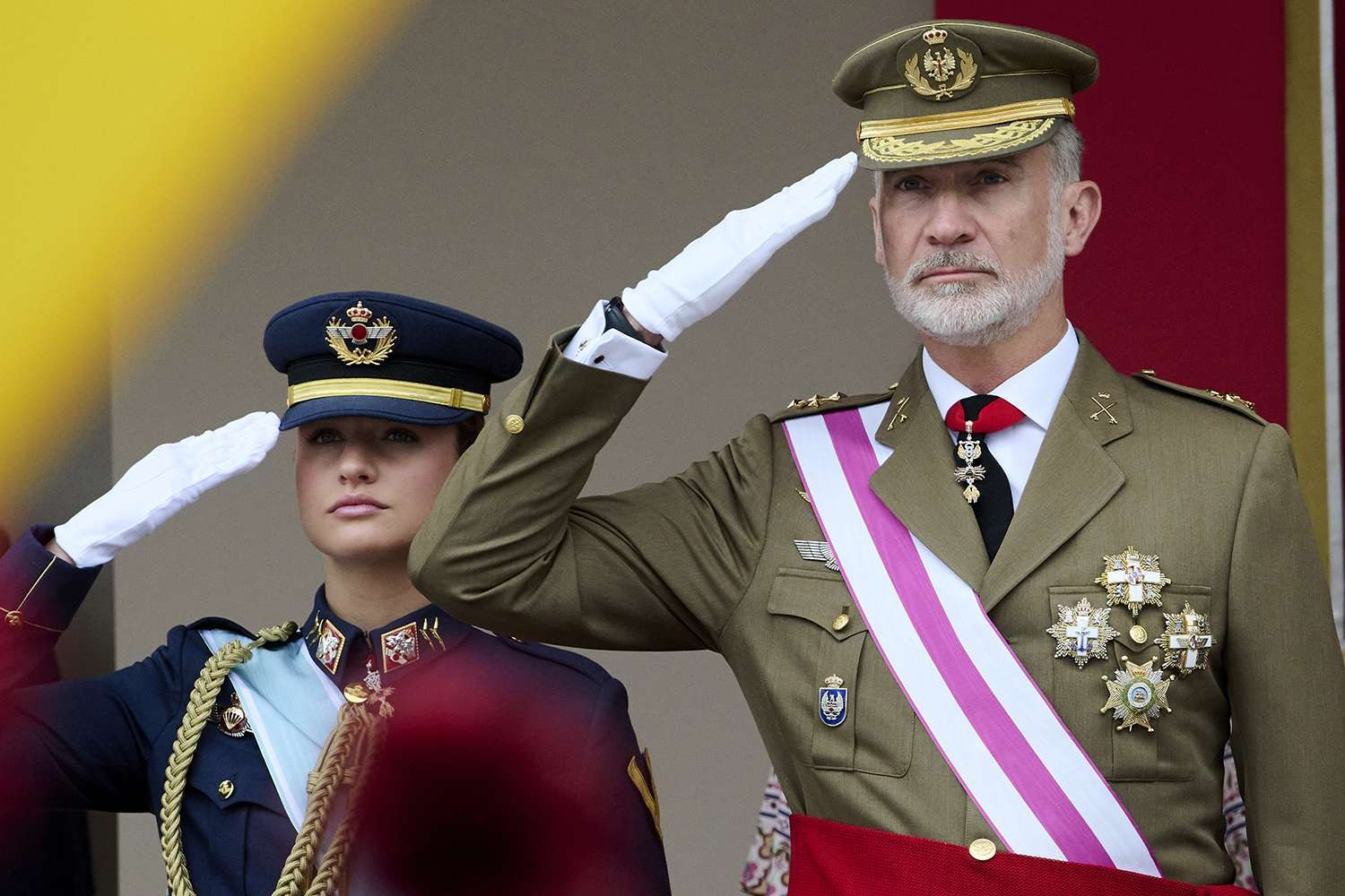 Royal Salute Interrupted: Flag Plummets at Spain's Armed Forces Day