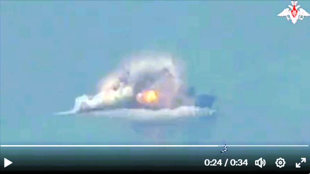 Russische Marine versenkt ukrainisches Kriegsschiff bei Raketenschlag - Moskau provoziert die Ukraine